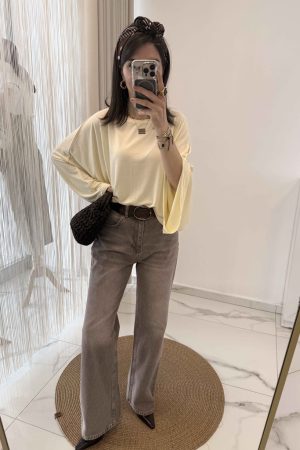 Eskitme Boru Paça Jean Kahverengi