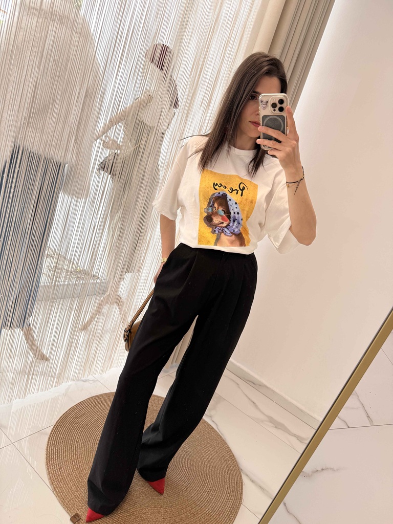 PREECY Baskılı Tshirt