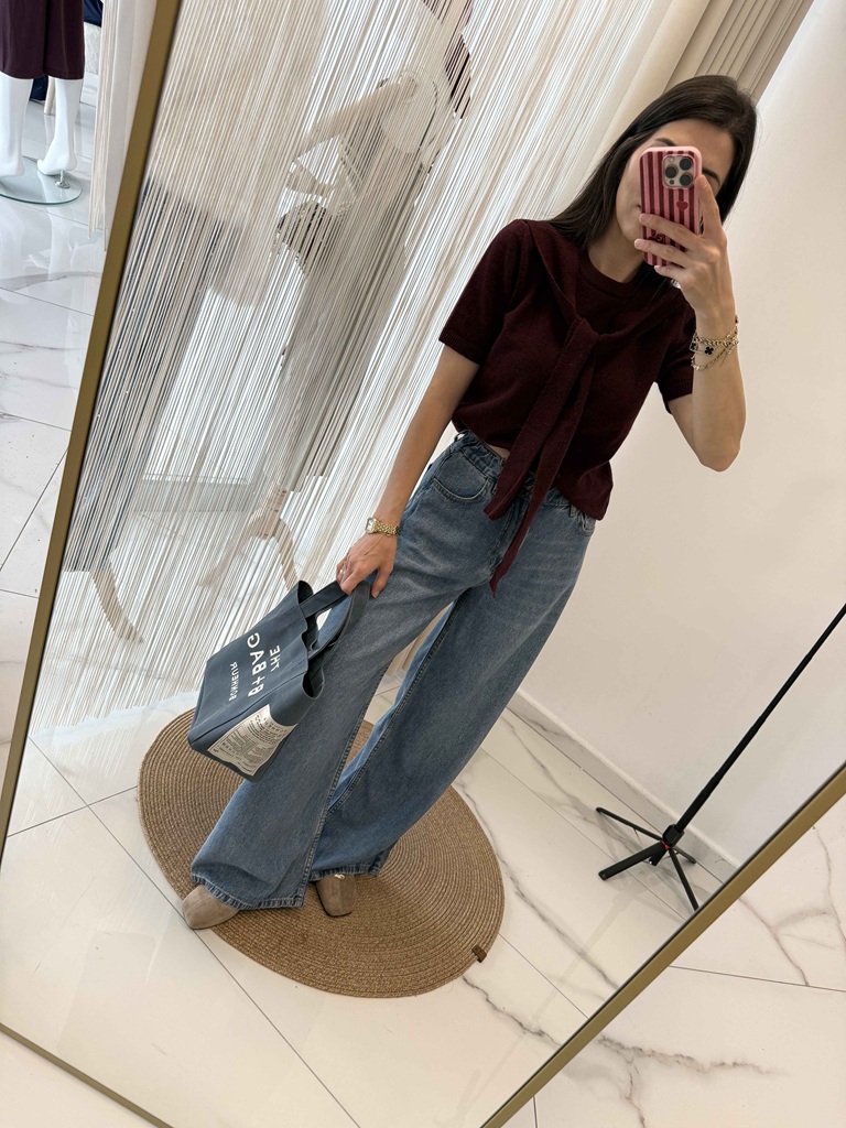 Beli Lastikli Rahat Kesim Jean Mavi